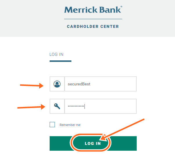 Merrick Bank Credit Card Login Payment Online at www.logon.merrickbank.com